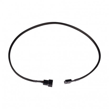 "Alphacool Lüfterkabel 4-Pin auf 4-Pin Verlängerung 60cm - schwarz"