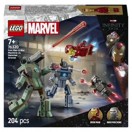 "LEGO 76320 Marvel Super Heroes Iron Man & War Machine vs. Hammer-Drohnen"