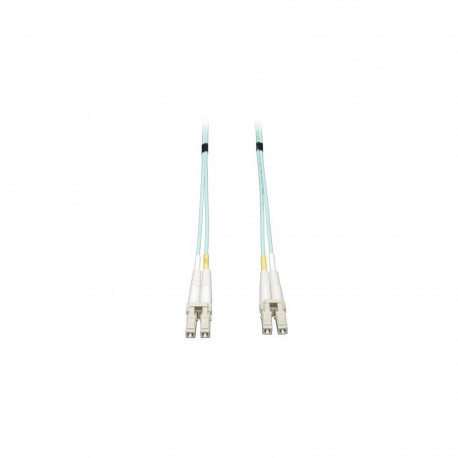 Tripp Lite N820-03M 10Gb Duplex Multimode 50/125 OM3 LSZH Fiber Patch Cable (LC/LC) - Aqua, 3M (10 f