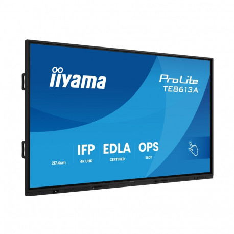 IIYAMA 86inch iiWare21E EDLA -Google-GMS-rakendused Android 14 16 summer 2026 Octa-core SOC 6/128GB 