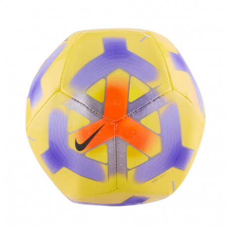 Piłka nożna Nike Skills Mini źółto-fioletowa IQ0648 710 1