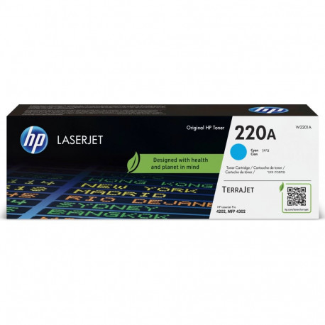 HP 220A Cyan Original LaserJet Toner Cartridge