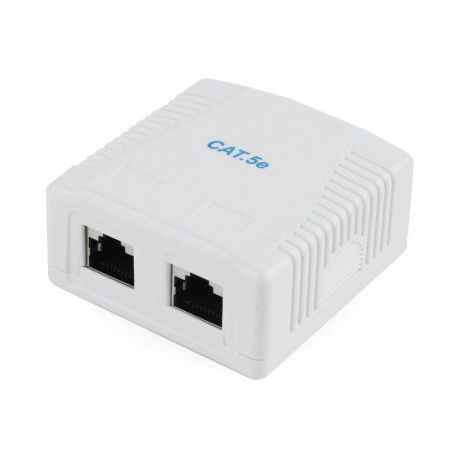 Gembird võrgusplitter NCAC-2F5E-01, valge