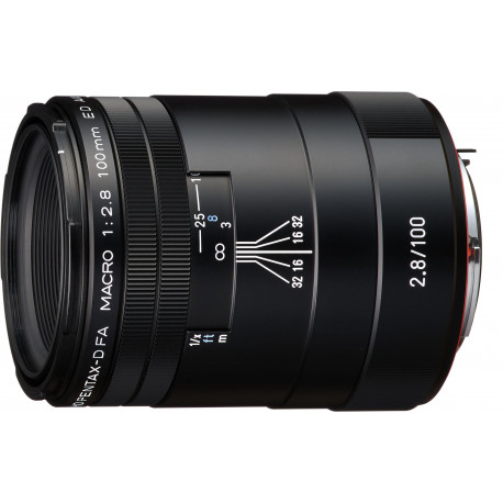HD Pentax D-FA 100mm f/2.8 Macro ED AW objektiiv, must