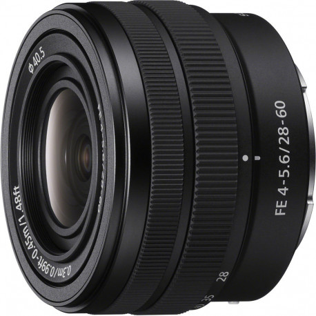 Sony FE 28-60mm f/4-5.6 lens, black