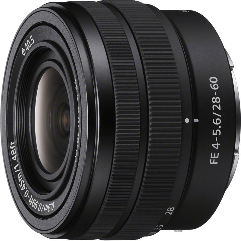 Sony FE 28-60mm f/4-5.6 objektiiv, must