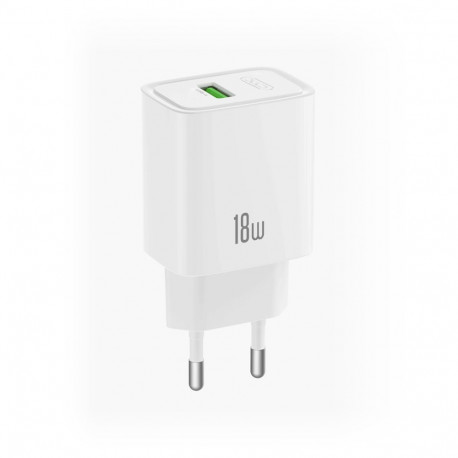 XO wall charger CE50 QC 18W 1x USB white