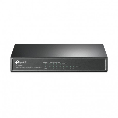 TP-LINK switch TL-SF1008P haldamata lauaarvutile 8 10/100 Mbit/s (RJ-45) porti 4 PoE-porti väline to