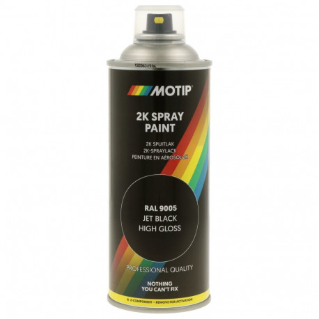 2-K värv, RAL9005 must läikiv 400ml