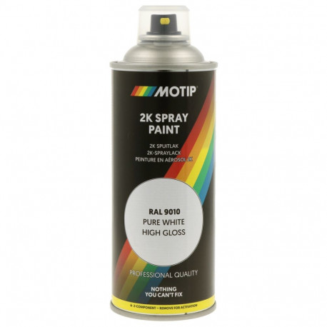 2-K värv RAL9010 valge läikiv 400ml