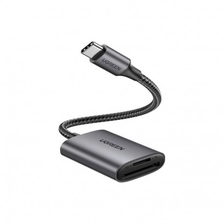 Ugreen 80888 card reader USB 3.2 Gen 1 (3.1 Gen 1) Type-C Black  Metallic