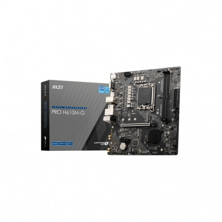 MSI emaplaat PRO H610M-G Intel H610 LGA 1700 micro ATX