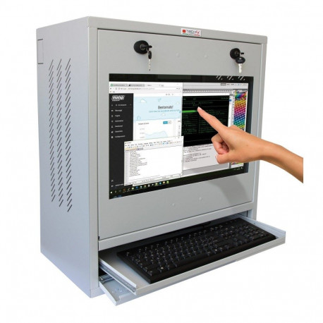Techly rack-kapp ICRLIM10SV seinale paigaldatav, hall