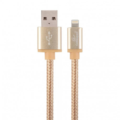 Cablexpert Lightning-kaabel CCB-MUSB2B-AMLM-6-G 1.8m, kuldne