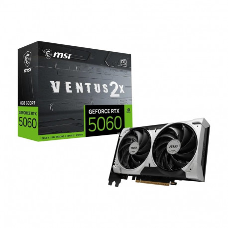 MSI graafikakaart GeForce RTX 5060 8G VENTUS 2X OC V1 NVIDIA 8 GB GDDR7