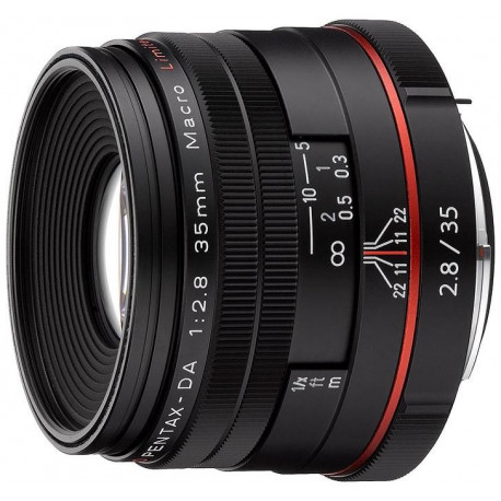 HD Pentax DA 35mm f/2.8 Macro Limited objektiiv, must