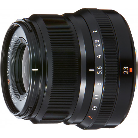 Fujifilm Fujinon XF 23mm f/2.0 R WR lens, black