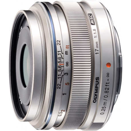 M.Zuiko Digital 17mm f/1.8, silver