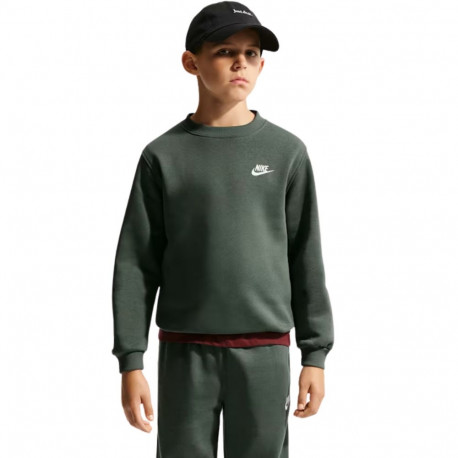 Nike laste dressipluus Sportswear Club Fleece FD3006 305 M, tumeroheline