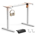 SENSE7 Light white electric desk frame