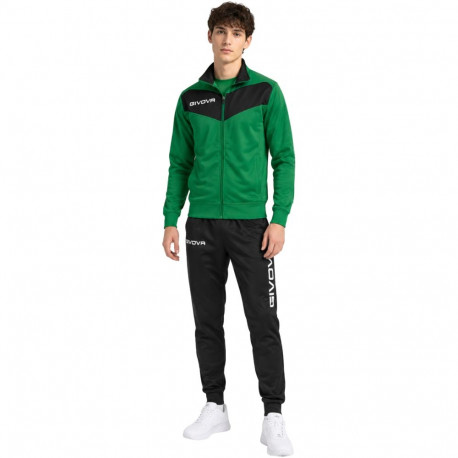 Dres Givova Tuta Visa Triacetato zielono-czarny TR018 1310 XS