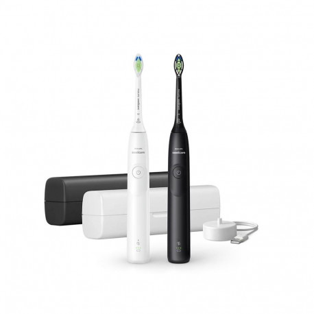 Philips Sonicare 5300 seeria valge ja must hambaharjade kmpl