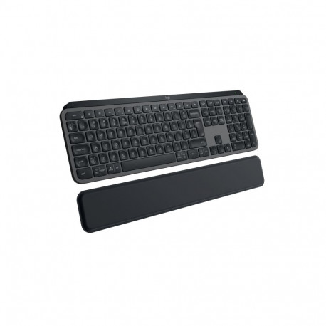 Klaviatuur Logitech MX Keys S Wireless Keyboard + Palm Rest, Bluetooth, Illuminated, US-English, Gra