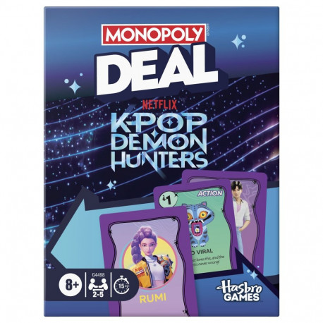 MONOPOLY card game Deal KPOP Demon hunters (In English lang.)