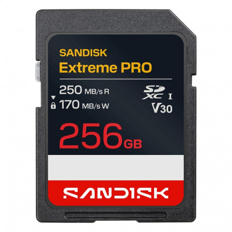 Extreme Pro SD-mälukaart UHS-I 256GB SD 250MB/s