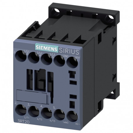 Siemens kontaktor 3RT20171BB41 AC-3 5,5kW/400V 1S 24VDC 3p S00