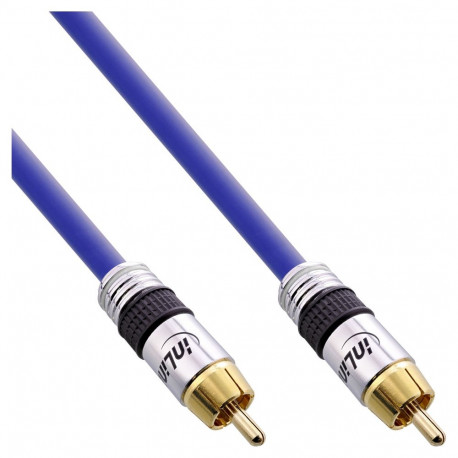 Cinch-audiokaabel, kullatud pistikud, 1x Cinch, 10m