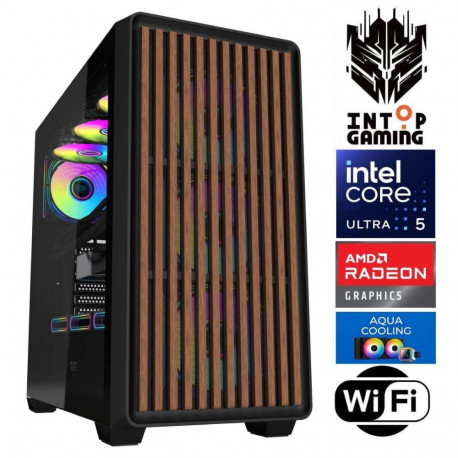 INTOP AQUA Ultra 5 245KF 32GB DDR5 1TB SSD M.2 NVME+2TB RX9060XT 16GB WiFi no-OS