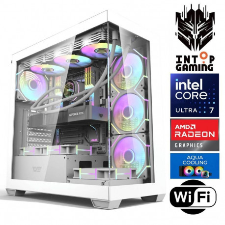 INTOP AQUA Ultra 7 265KF 32GB DDR5 1TB SSD M.2 NVME RX9060XT 16GB WiFi no-OS