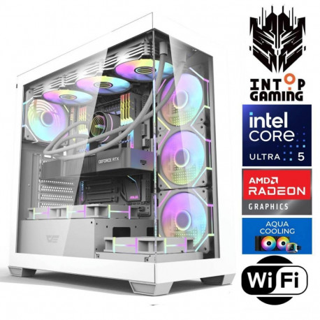 INTOP AQUA Ultra 5 245KF 32GB DDR5 1TB SSD M.2 NVME+2TB RX9060XT 16GB WiFi no-OS