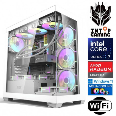 INTOP AQUA Ultra 7 270K Plus 16GB DDR5 1TB SSD M.2 NVME RX9060XT 16GB WiFi WIN11