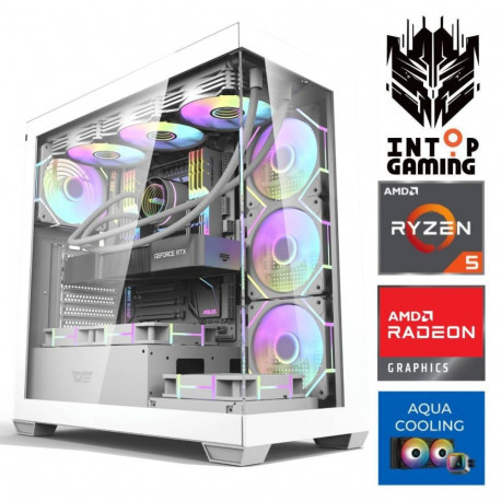 INTOP AQUA Ryzen 5 7600X 16GB DDR5 1TB SSD M.2 NVME RX9060XT 16GB no-OS