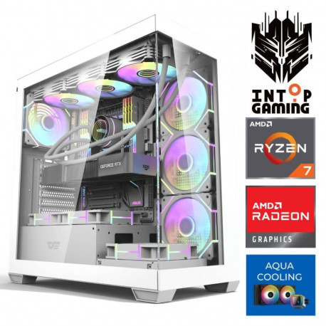 INTOP AQUA Ryzen 7 8700F 16GB DDR5 1TB SSD M.2 NVME RX9060XT 16GB no-OS