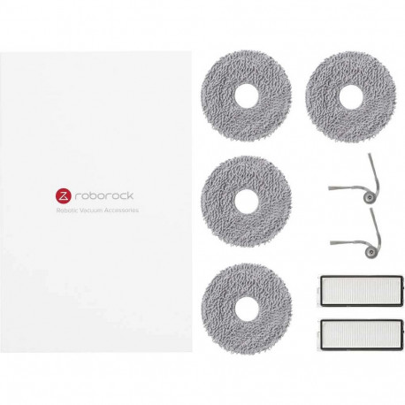 Roborock tarvikukomplekt Edge/Curv, 2x filter, 4x mopilapp, 2x külghari