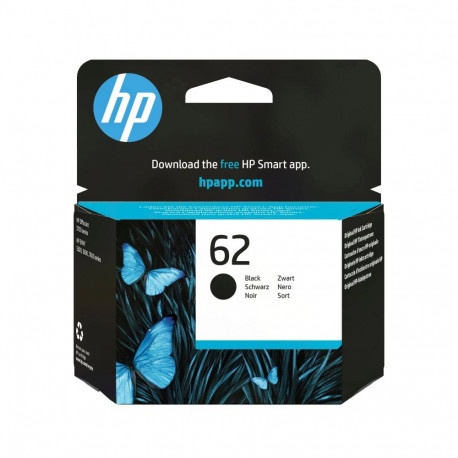 HP tindikassett 62, originaal, must