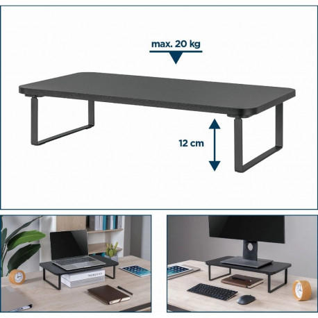 Gembird MS-TABLE-03 monitor mount / stand Desk Black