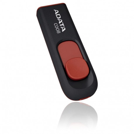 ADATA USB-mälupulk C008 16GB USB Type-A 2.0, must-punane