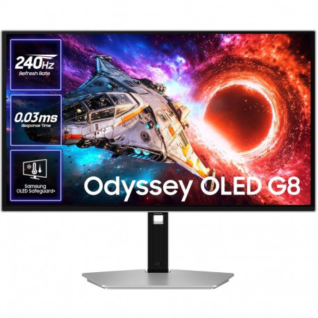 Samsung arvutimonitor G80SH 68.6cm (27") 3840 x 2160 pixels 4K Ultra HD OLED, hõbedane