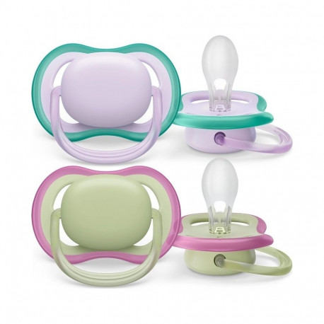 Philips Avent pacifier Ultra Air Neutral  0-6M (2 pcs)  for girls SCF085/24