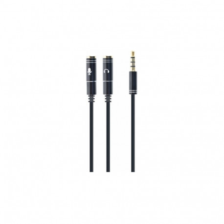 Gembird CCA-417M 3.5 mm Audio + Microphone Adapter / metal