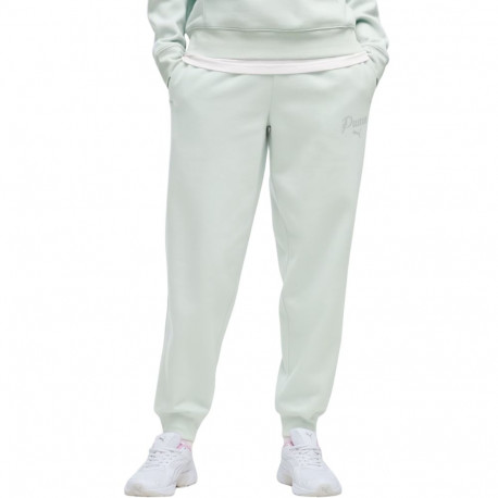 Puma naiste püksid ESS Script Comfort 694067 29 M, mündirohelised