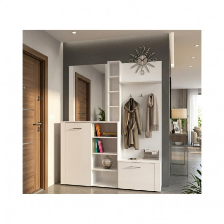 Riidekapp HALL SANDU 1.47X0.5X2M, valge