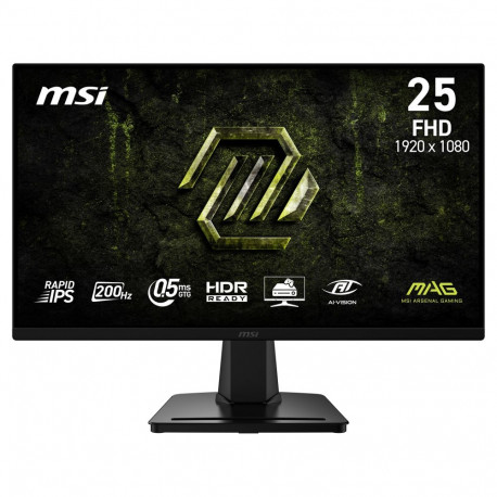 MSI monitor 9S6-3BC2CM-077 62,2 cm (24.5") 1920 x 1080 pikslit 16:9 Full HD Rapid IPS 0,5 ms 200 Hz 
