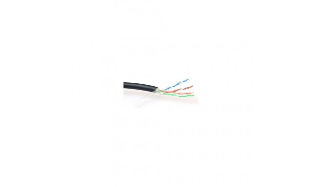 CAT5E F/UTP LSZH keerutatud soontega patch-kaabel 100m, must