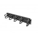 Lanberg AK-1204-B rack-tarvik kaablite halduspaneel