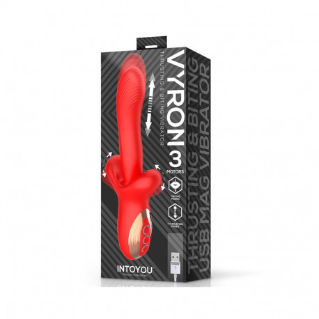 Vyron Thrusting & Biting Vibrator USB Clave 30